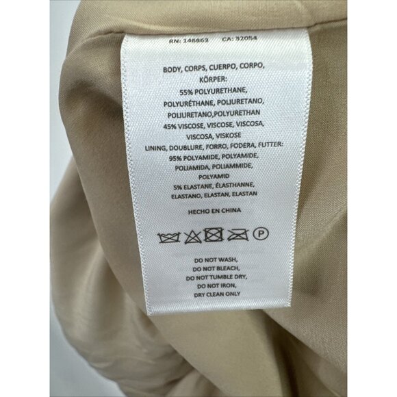 Anthropologie Mare Mare Metallic Rose Gold V-Neck Dress Size Medium NWT - Picture 11 of 11